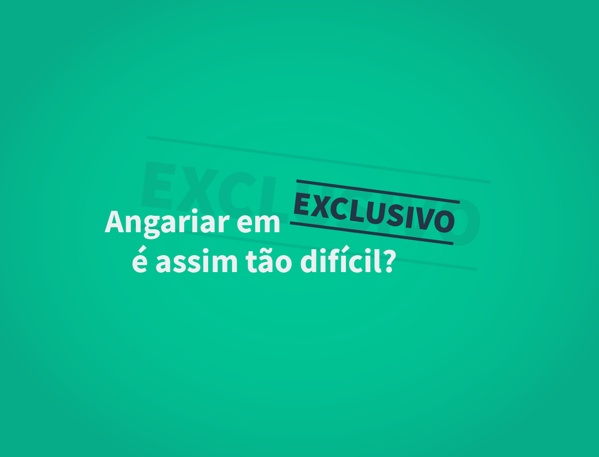 Angariar em exclusivo é assim tão difícil?